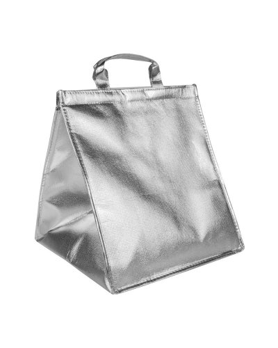 Borsa frigo in TNT laminato Argento