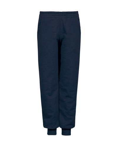 Pantalone bambino felpa french terry Blu