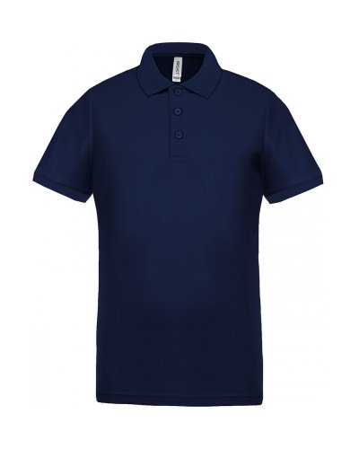 Polo piqué uomo performance Sporty Navy