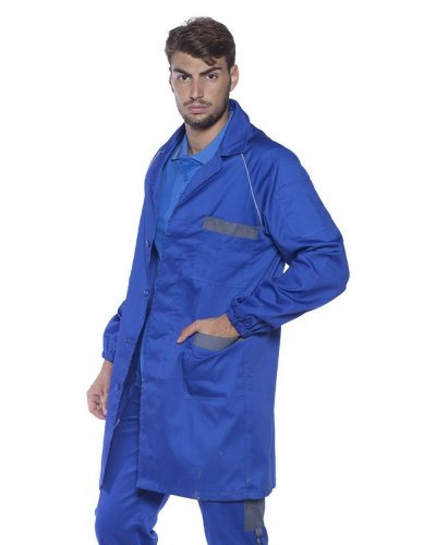Camice unisex made in Italy Royal / Grigio