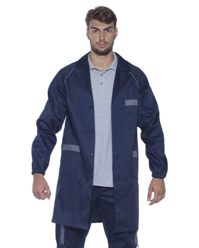 Camice unisex made in Italy Navy / Grigio