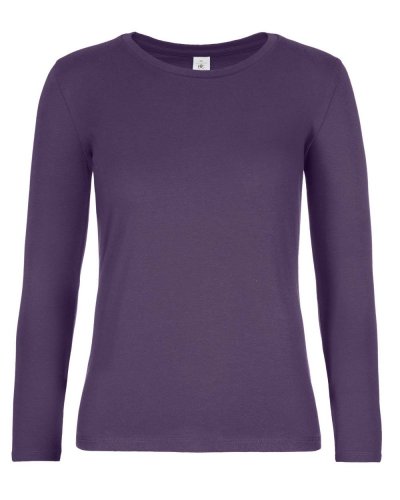 T-shirt donna e190 maniche lunghe urban purple
