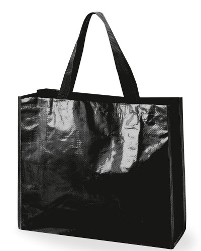 Shopping bag in polipropilene laminato NORI-S Nero