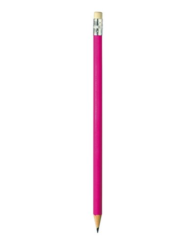 Matita cilindrica con gomma Svein Fucsia