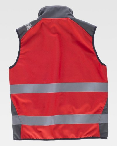 Gilet Workshell combinato nelle spalle e i fianchi