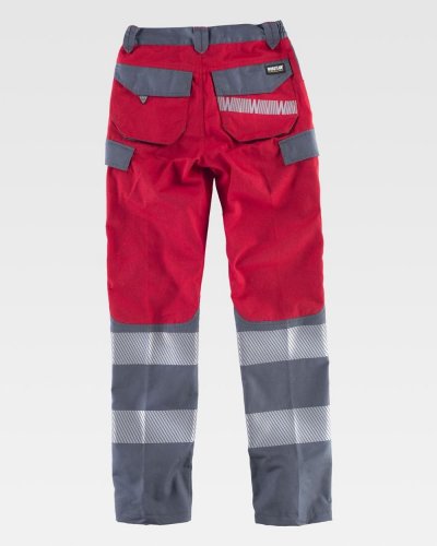 Pantalone combinato e bande riflettente segmentate