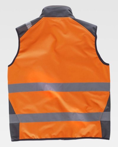 Gilet Workshell alta visibilità combinato