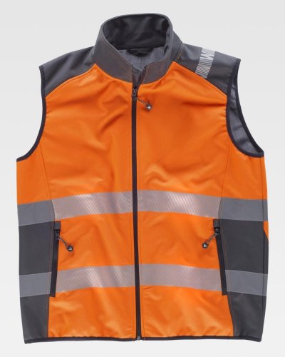 Gilet Workshell alta visibilità combinato