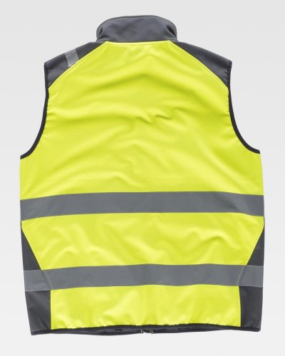 Gilet Workshell alta visibilità combinato