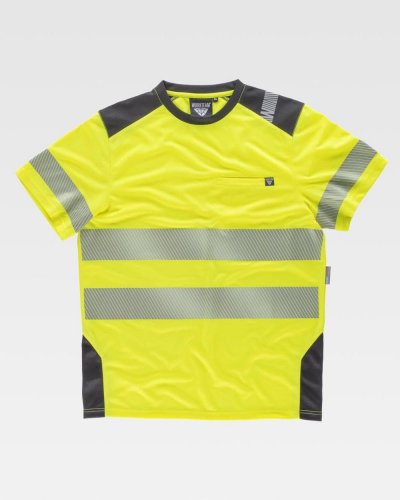 T-shirt alta visibilità combinata
