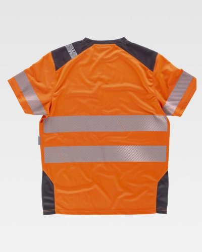 T-shirt alta visibilità combinata