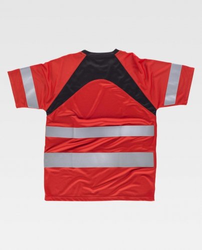 T-shirt bicolore manica corta ranglan