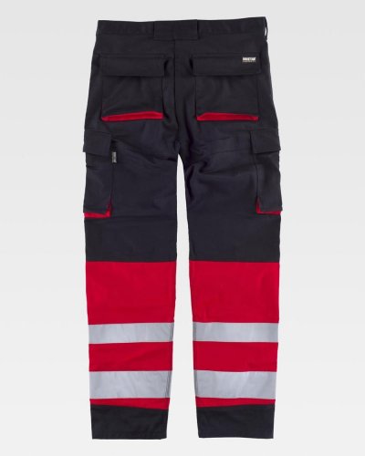 Pantalone combinato con bande rinfrangenti