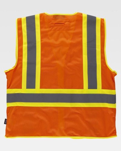 Gilet in rete con cerniera