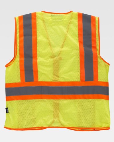 Gilet in rete con cerniera