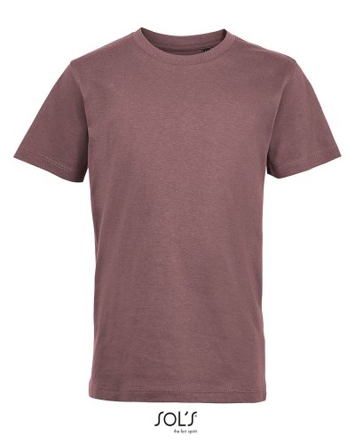 T-shirt bambino girocollo Regent Fit Rosa antico