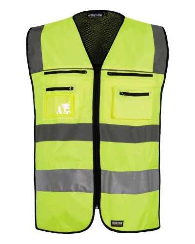 Gilet multitasche certificato alta visibilità