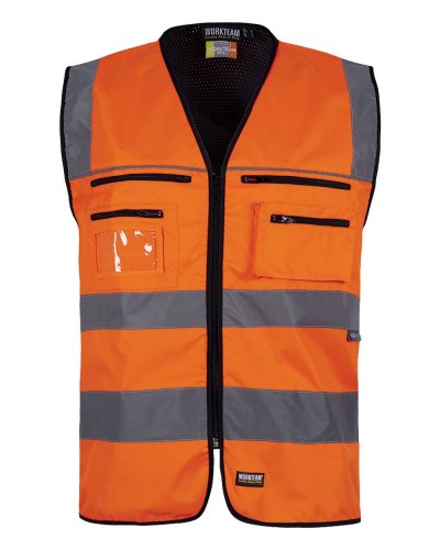 Gilet multitasche certificato alta visibilità