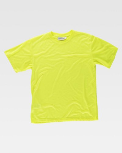 T-shirt girocollo manica corta alta visibilità