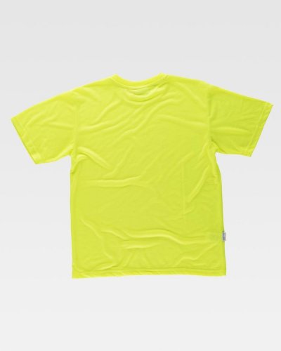 T-shirt girocollo manica corta alta visibilità
