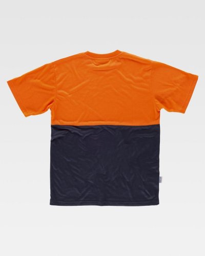 T-shirt bicolore manica corta alta visibilità