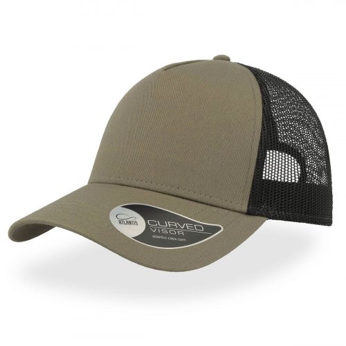 Cappellino Rapper Cotton Olive / Black