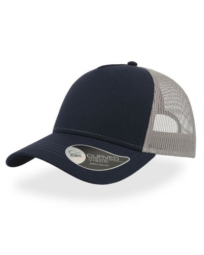 Cappellino Rapper Cotton Navy / Grey