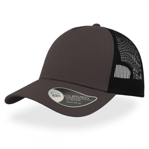 Cappellino Rapper Cotton Dark Grey / Black