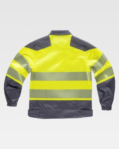 Giacca in tessuto elasticizzato bidirezionale combinata