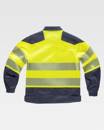 Giacca in tessuto elasticizzato bidirezionale combinata
