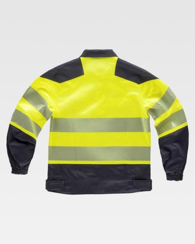 Giacca in tessuto elasticizzato bidirezionale combinata