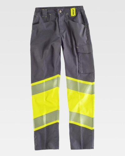 Pantalone elasticizzato bidirezionale combinato