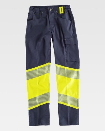 Pantalone elasticizzato bidirezionale combinato
