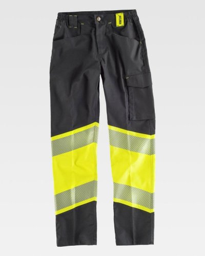 Pantalone elasticizzato bidirezionale combinato