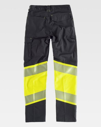 Pantalone elasticizzato bidirezionale combinato