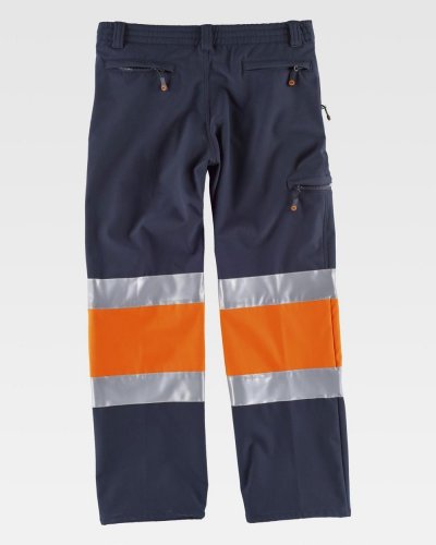 Pantalone certificato alta visibilità bicolore Workshell