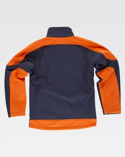 Giacca Workshell bicolore alta visibilità