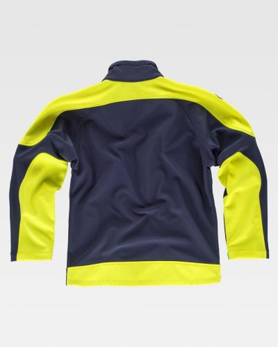 Giacca Workshell bicolore alta visibilità
