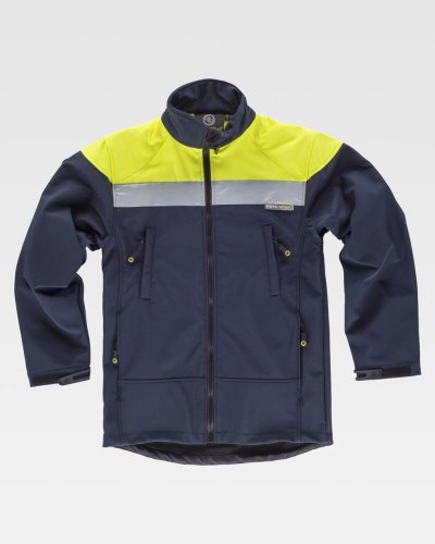 Giacca Workshell con cerniera