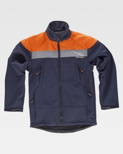 Giacca Workshell con cerniera