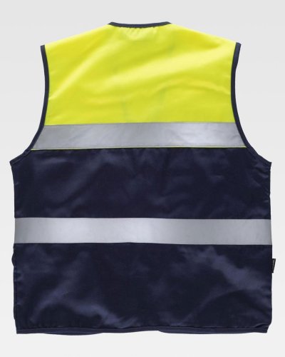 Gilet con chiusura a cerniera di nylon
