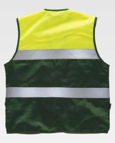 Gilet con chiusura a cerniera di nylon