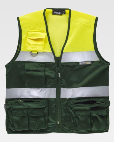 Gilet con chiusura a cerniera di nylon