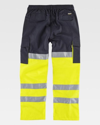 Pantalone multitasche bicolore certificato