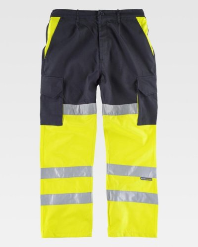 Pantalone multitasche bicolore certificato