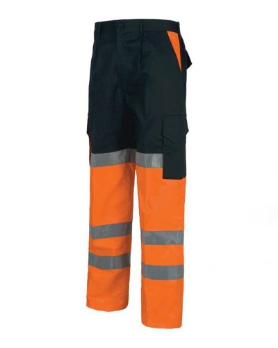 Pantalone multitasche bicolore certificato