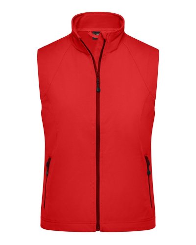 Ladies' Softshell Vest Red