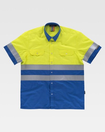 Camicia a maniche corte alta visibilità