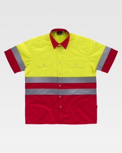 Camicia a maniche corte alta visibilità