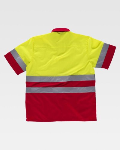 Camicia a maniche corte alta visibilità